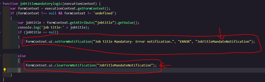 Clear Form Notifications with Webresource in Dynamics CRM